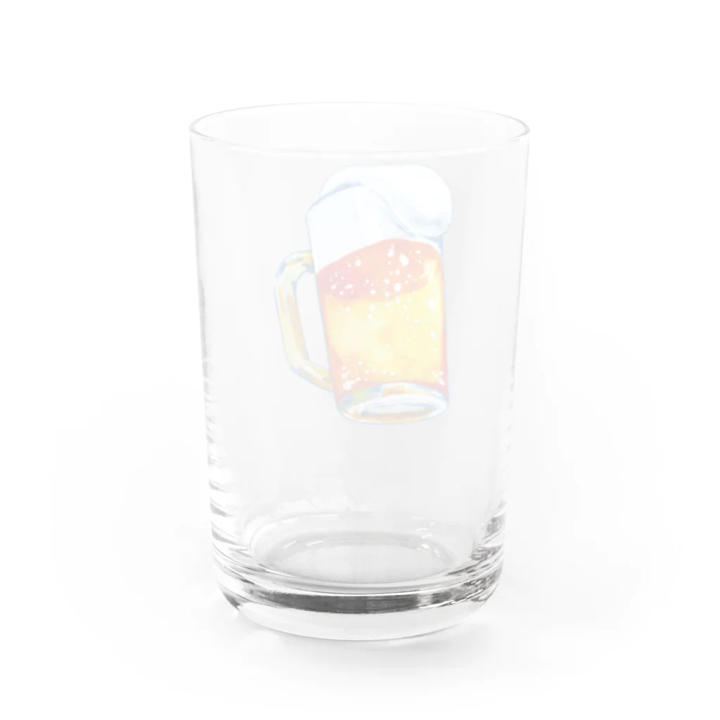 水彩イラストグッズの打ち上げ用グッズ Water Glass :back