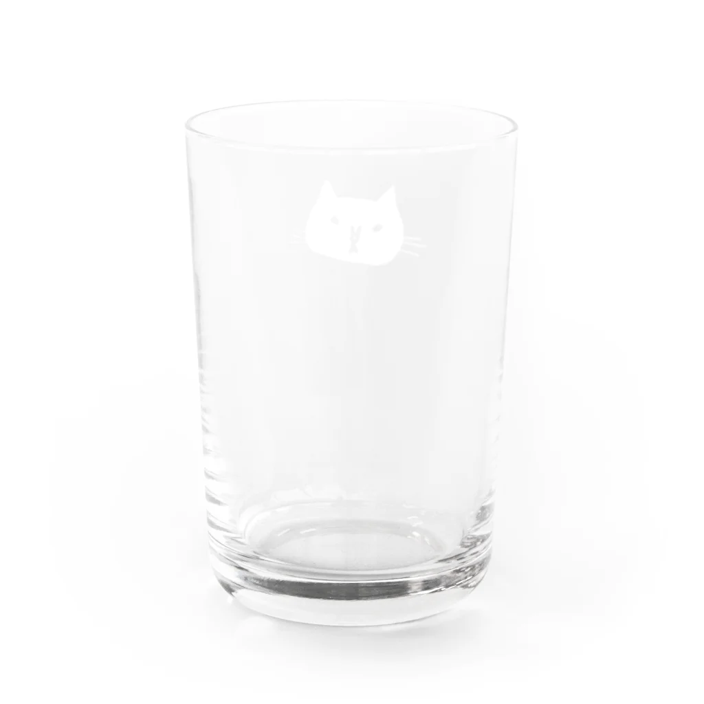 白猫堂ノスタルジックのしろねこ Water Glass :back