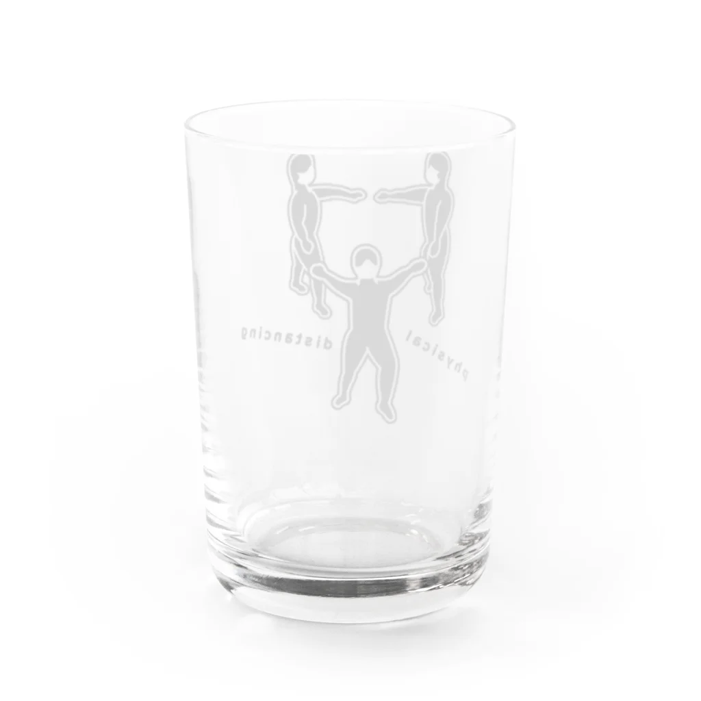 2gawaのフィジカルディスタンス Water Glass :back