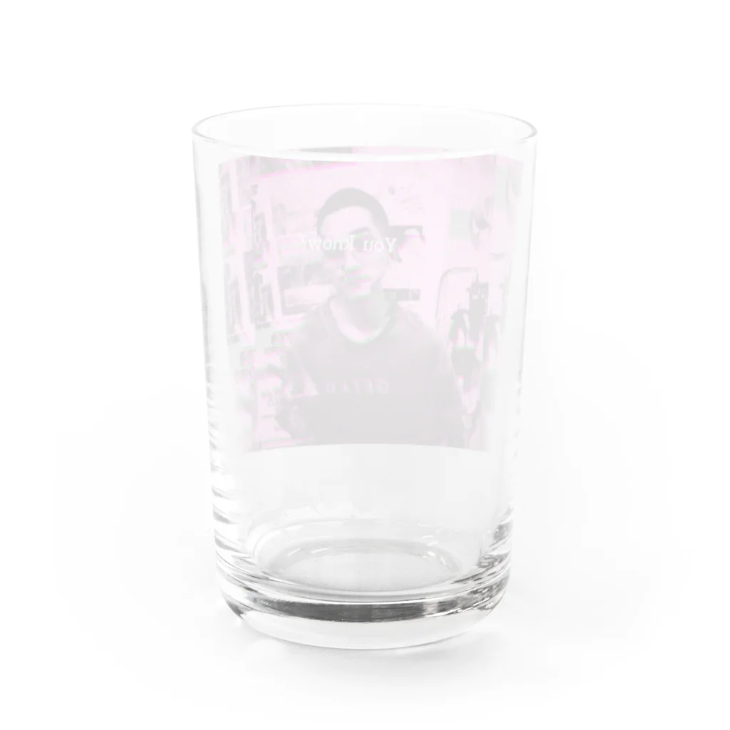 ドブ色バレッタの【ふーま作】むろが坊主記念 Water Glass :back