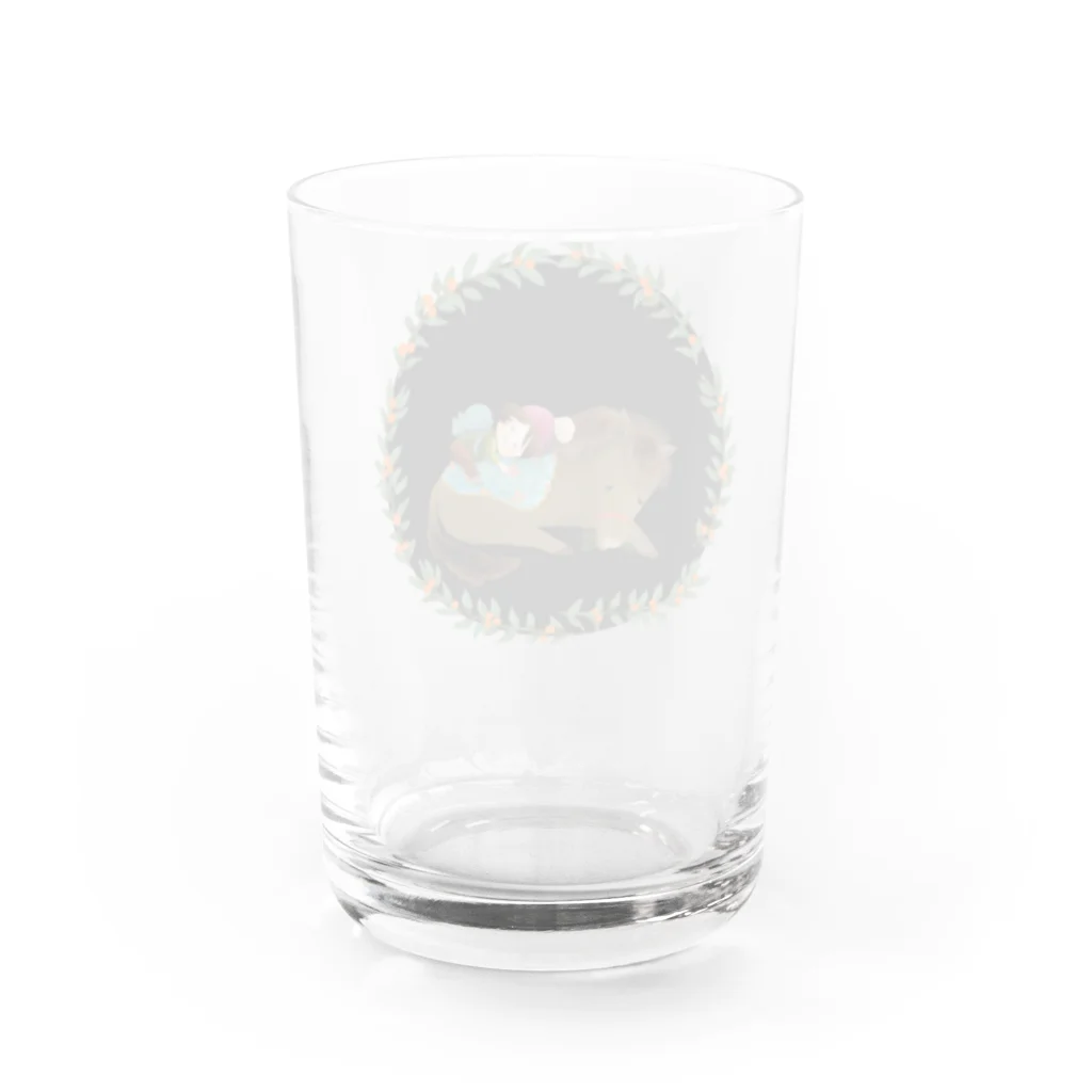 mint julepの夜間放牧 Water Glass :back