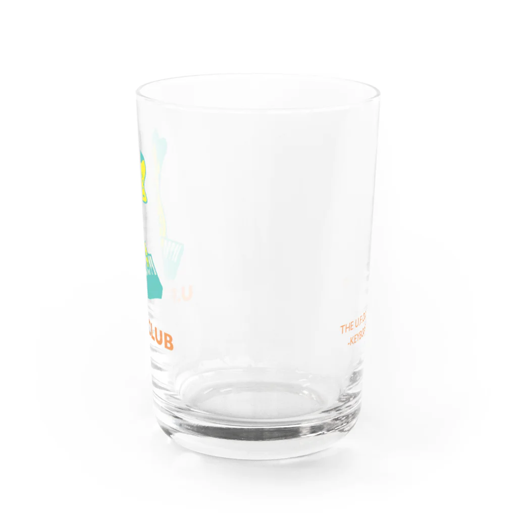 東高円寺U.F.O.CLUB webshopのU.F.O.CLUBオリジナルグラス【KEYBOARD BOY ver.】 Water Glass :back