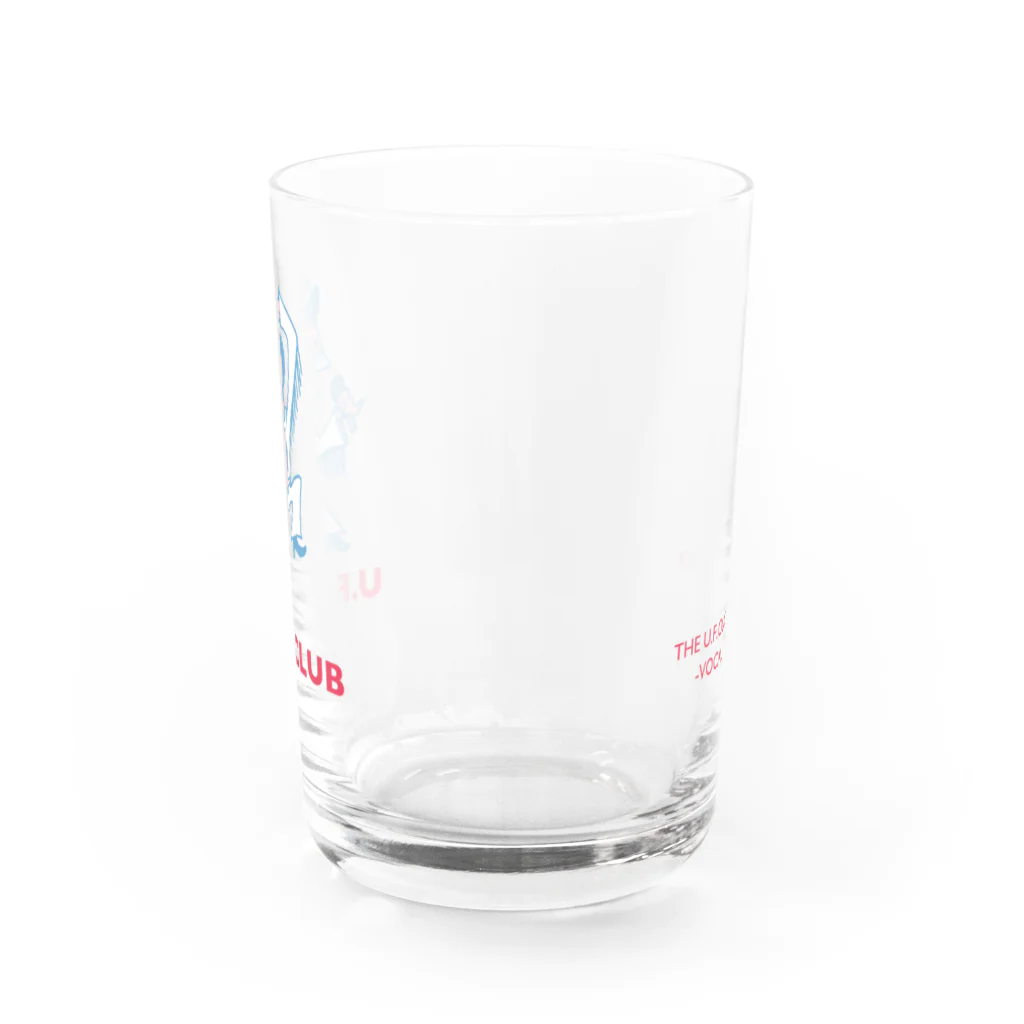 東高円寺U.F.O.CLUB webshopのU.F.O.CLUBオリジナルグラス【VOCAL DEPPA ver.】 Water Glass :back