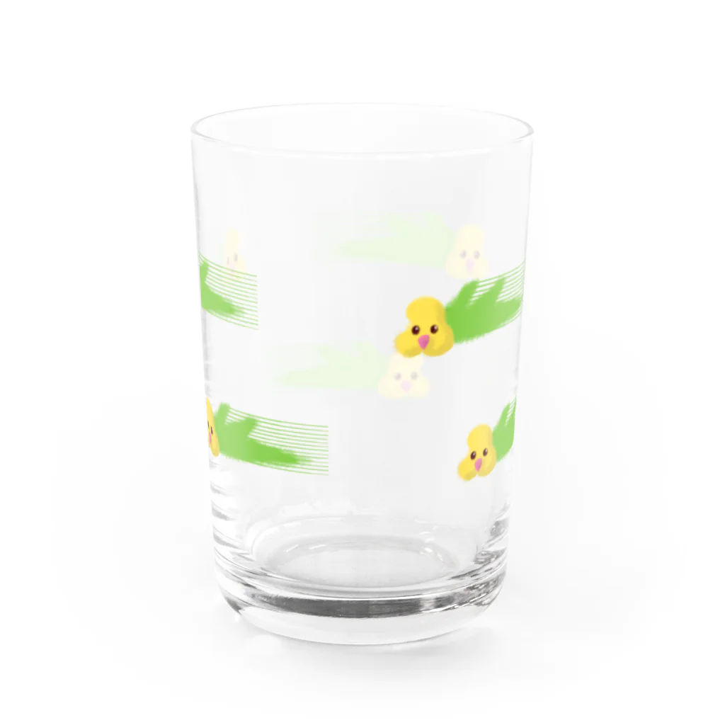 おいも屋のめんぼうまるグラス Water Glass :back