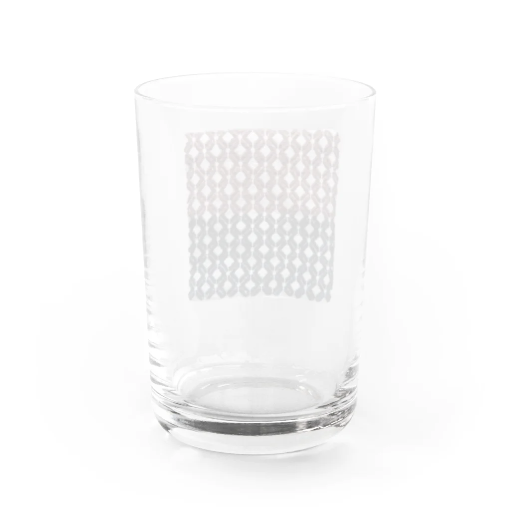 ナマケモノ雑貨店 SUZURI出張所のこぎんコギン Water Glass :back