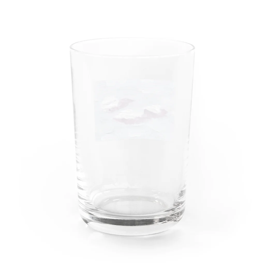 旅するTシャツ。の油絵な空 Water Glass :back