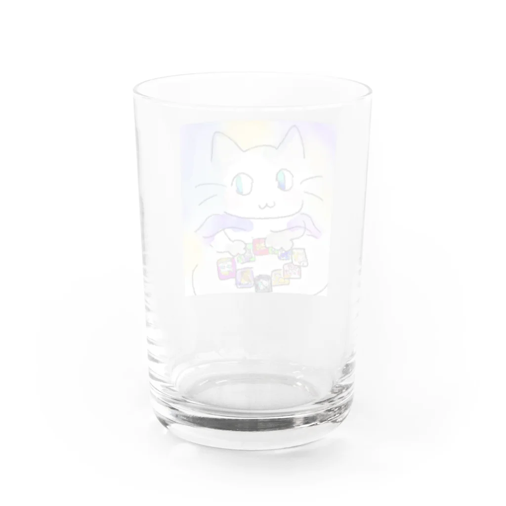 マシュマロハープのタロットにゃんこ Water Glass :back