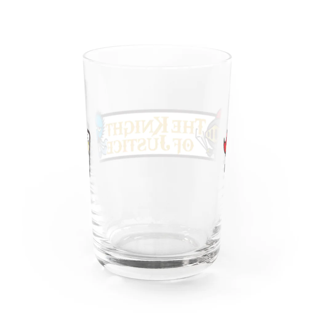  ポポのお店のがんばれ！正義の騎士くん Water Glass :back