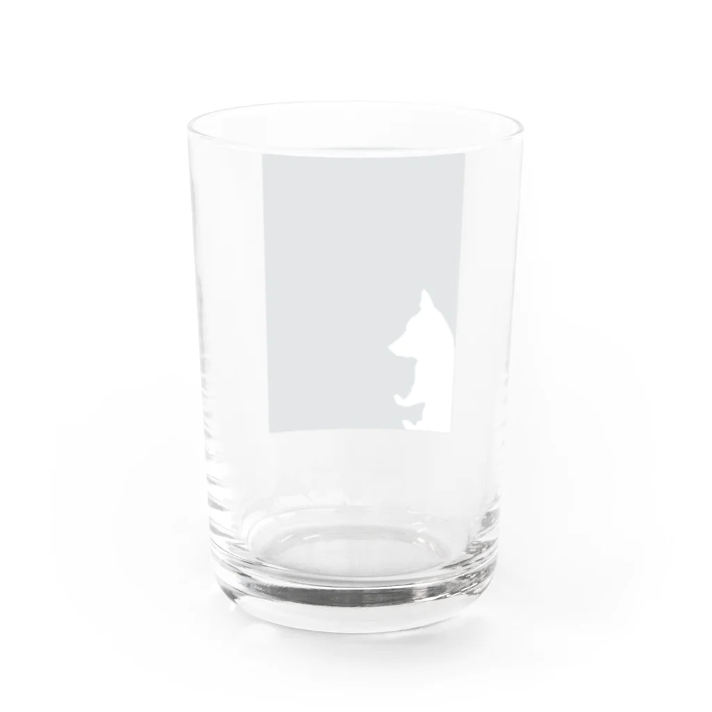 まつのしばいぬさん6 Water Glass :back