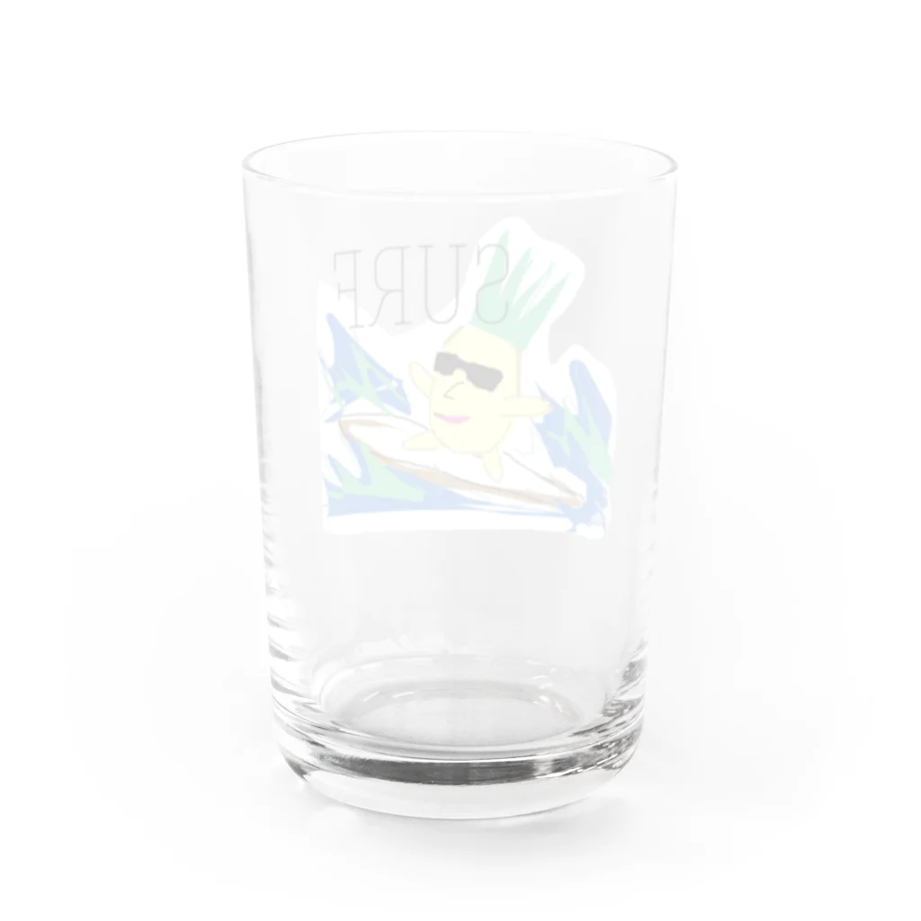 𝐍𝐚𝐧𝐚🇯🇵のサーファーパイナップルななじ君 Water Glass :back