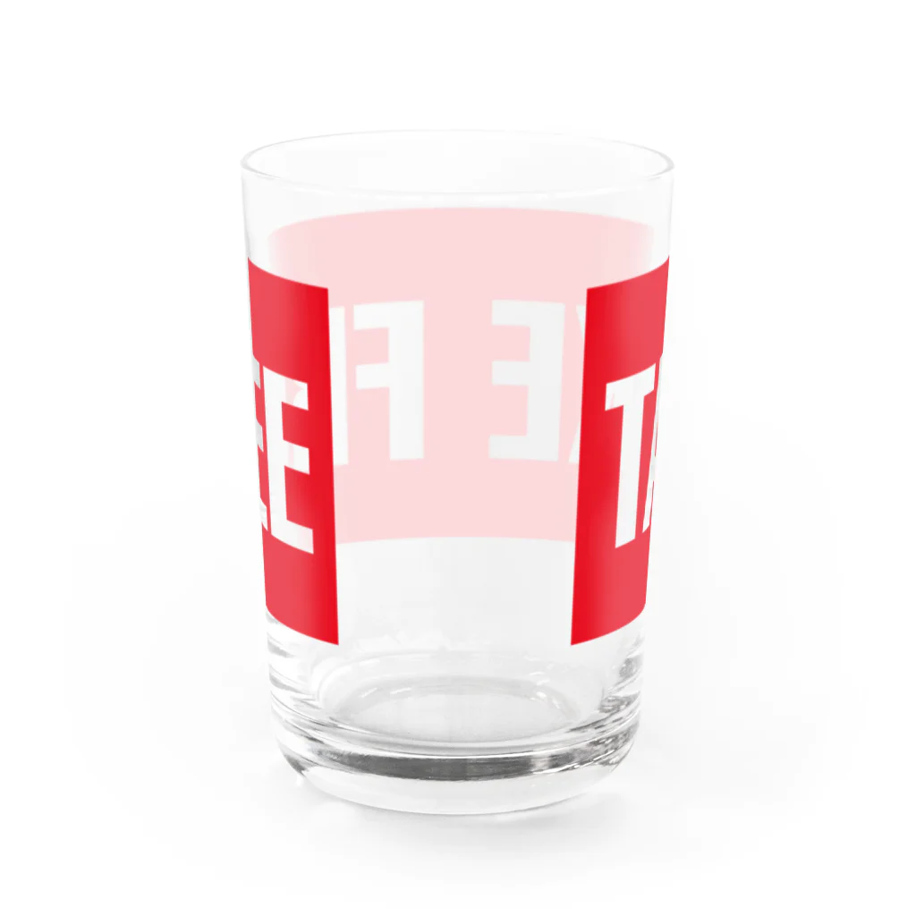 IDEANのご自由にお持ち帰りください Water Glass :back