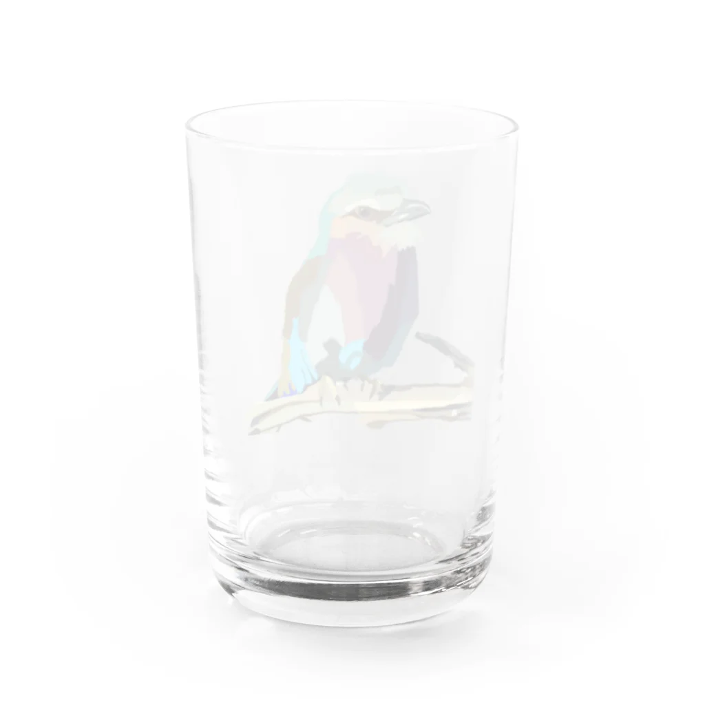 Gen_Designのトリ・バード🐤 Water Glass :back