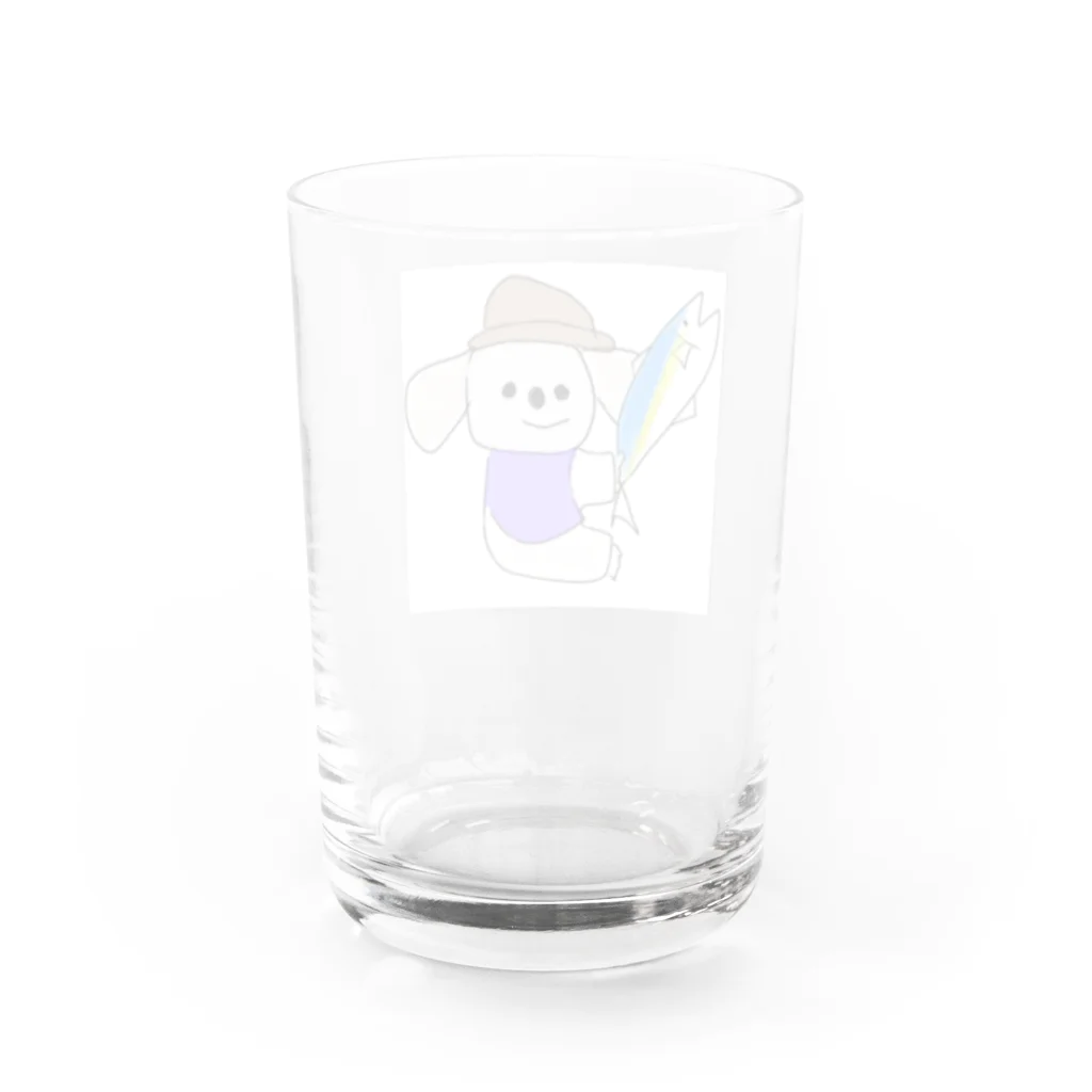 ハマチのハマチとコアラ Water Glass :back