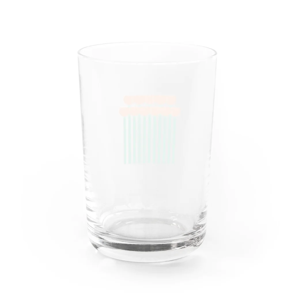 pazooのFlower17 Water Glass :back