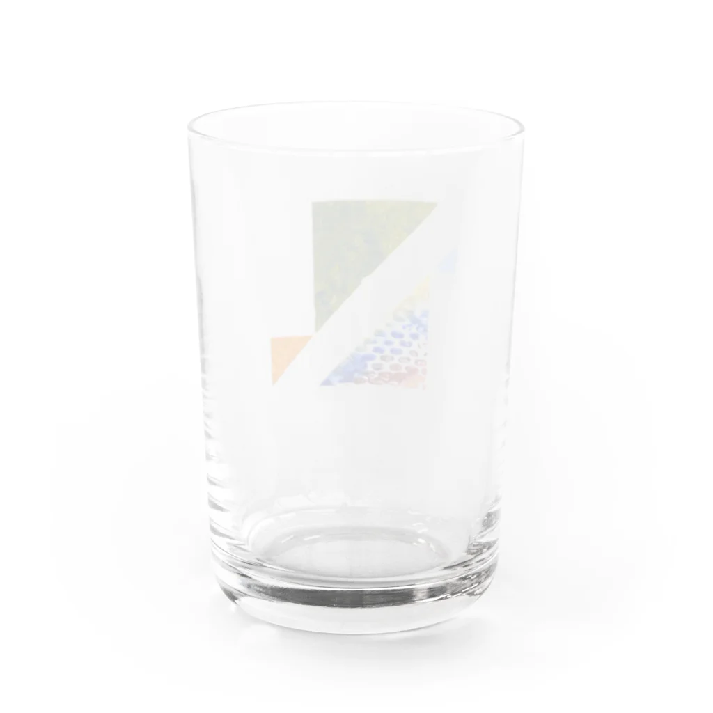 いがぐり倉庫のななめのさんかクン Water Glass :back