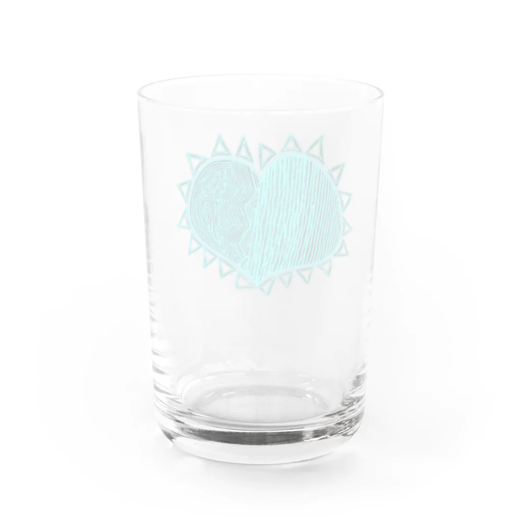 MUの『理性 感情 防衛 無防備』 NEGA Water Glass :back