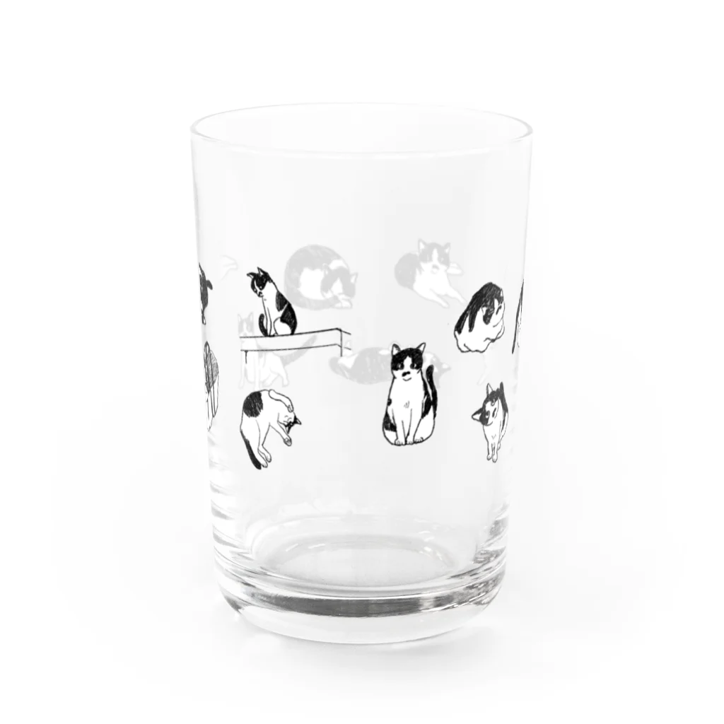 チョビ髭のチョビのチョビ髭のチョビ Water Glass :back