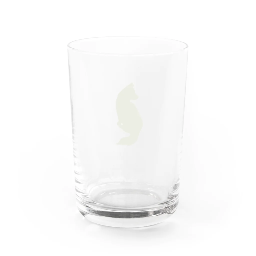 まつのしばいぬさん14 Water Glass :back