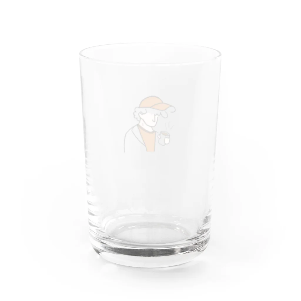 smodieのdrinking coffee Water Glass :back