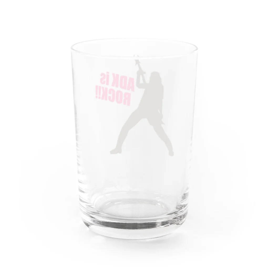 【仮想通貨】ADKグッズ専門店 のADK is ROCK!! Water Glass :back