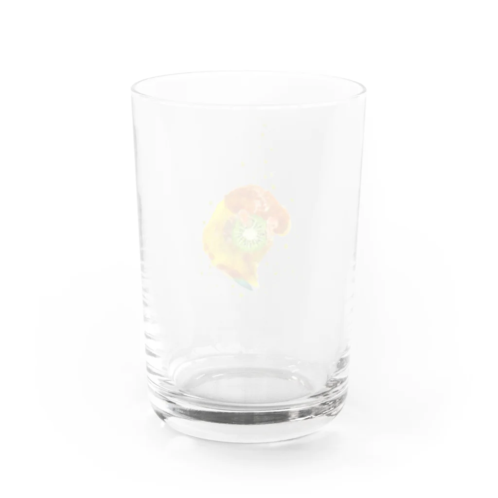 いちかわともこのキウイのシロップ漬け Water Glass :back