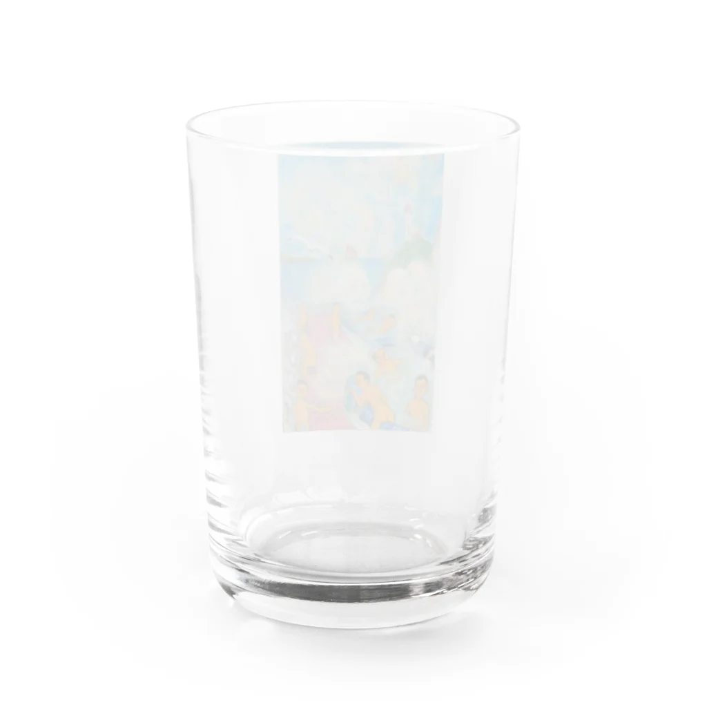 ムカシムカシ物語本舗の銭湯ぅスキッ Water Glass :back