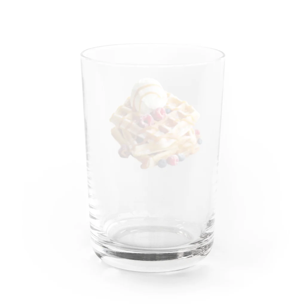 トムトムプリンのポップ★ワッフル Water Glass :back