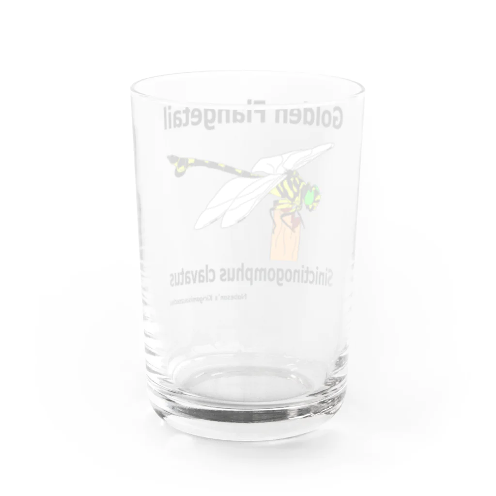 ペーパークラフト作家 鍋嶋通弘のウチワヤンマ1 Water Glass :back