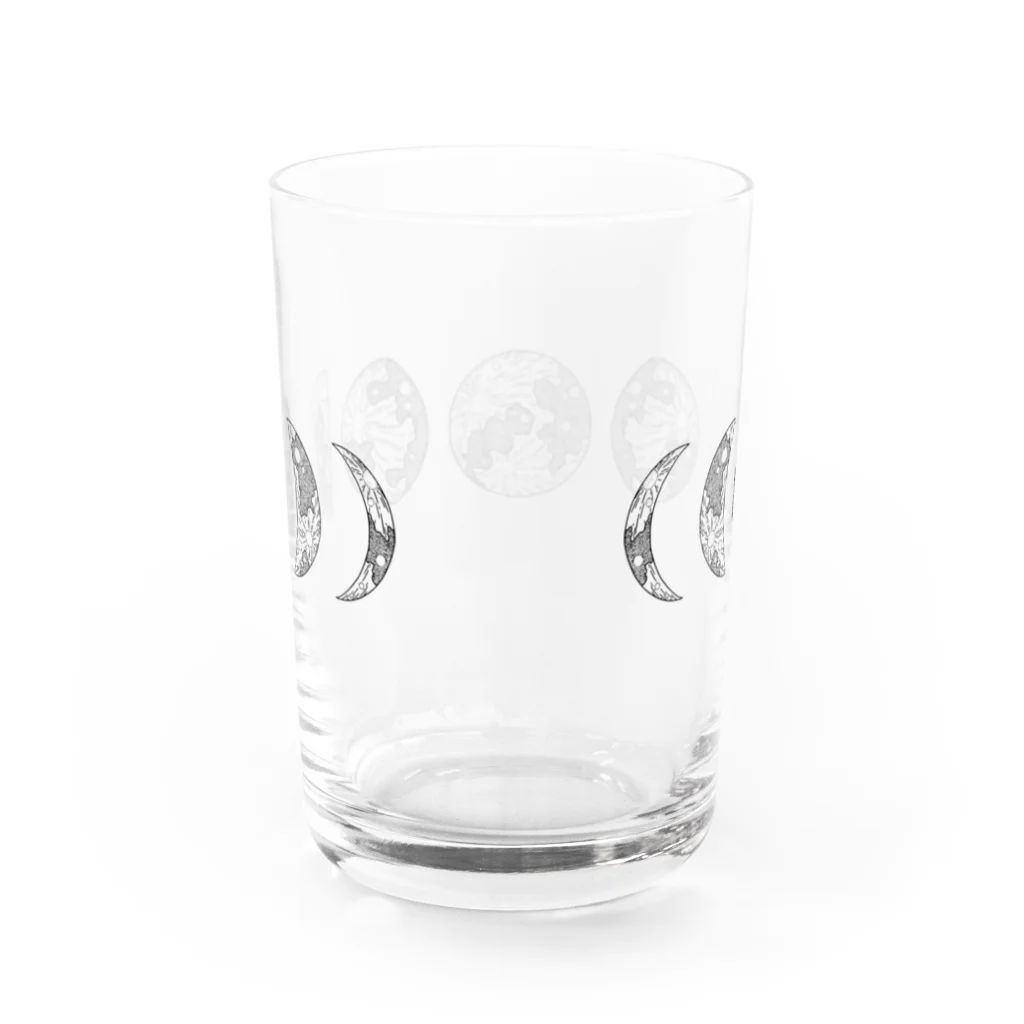 RIRI_designのMOON(月の満ち欠け) Water Glass :back