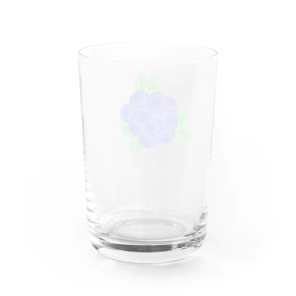 magurotatakingのブルーベリー Water Glass :back