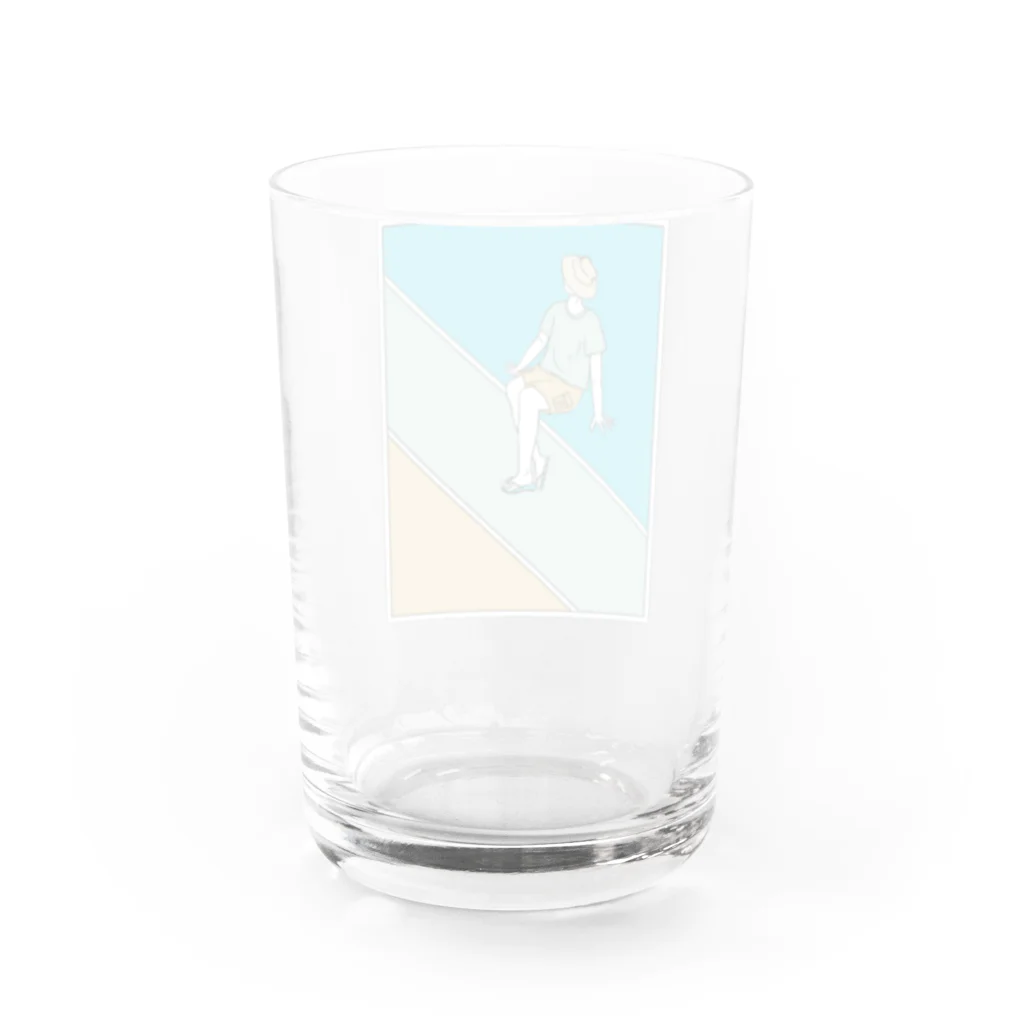 にょろうねのひるさがり（なつ） Water Glass :back