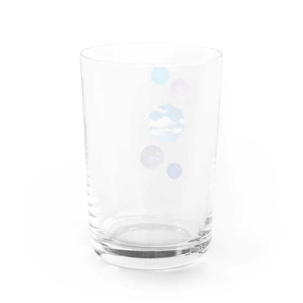 rin-rinboshiの晴色パラソル Water Glass :back