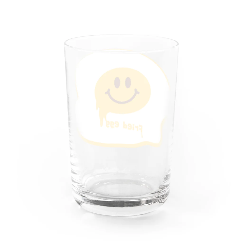 RIPPYの目玉焼きくん Water Glass :back