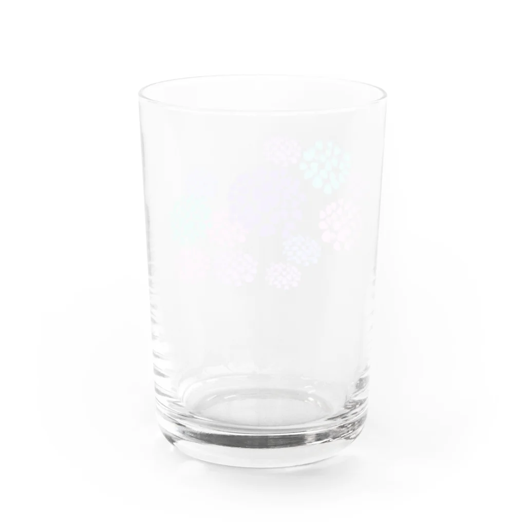 花をつむ。の紫陽花のグラス Water Glass :back