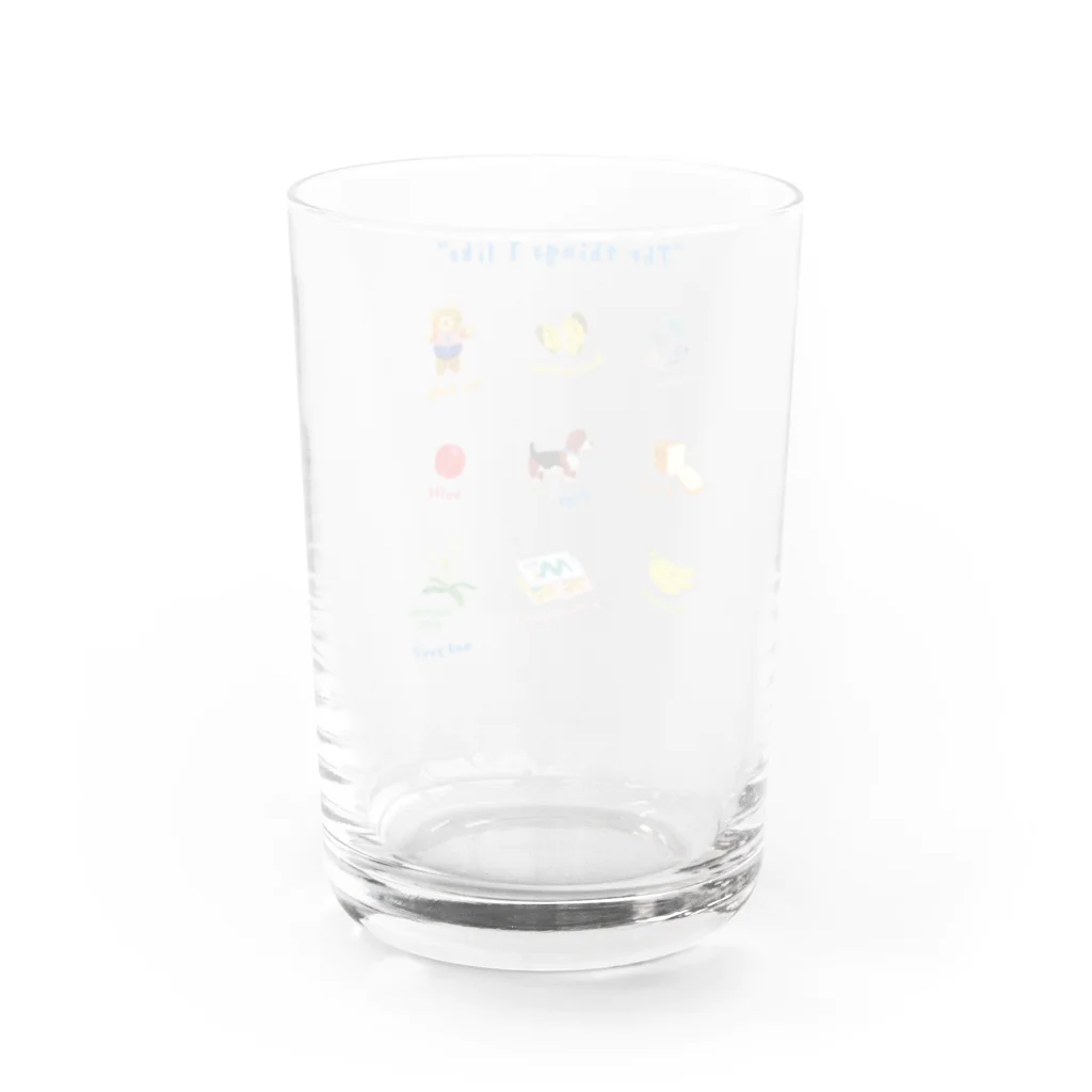 相馬涼のThe things I like Water Glass :back