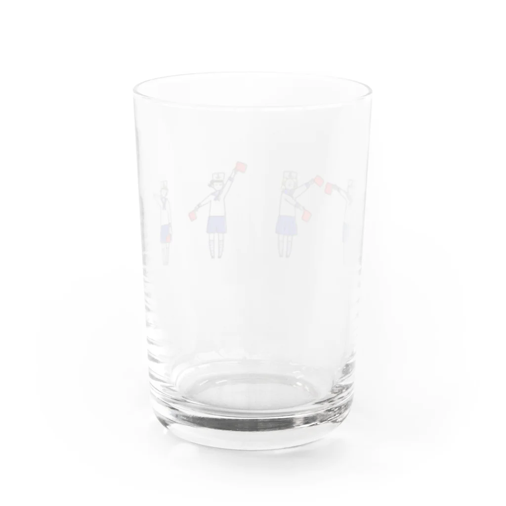 サのLOVE Water Glass :back