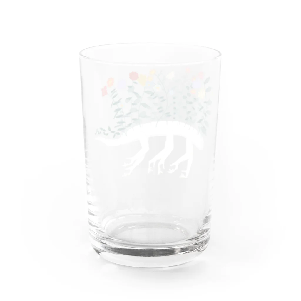 しろくま屋さんのリクウミシダ Water Glass :back