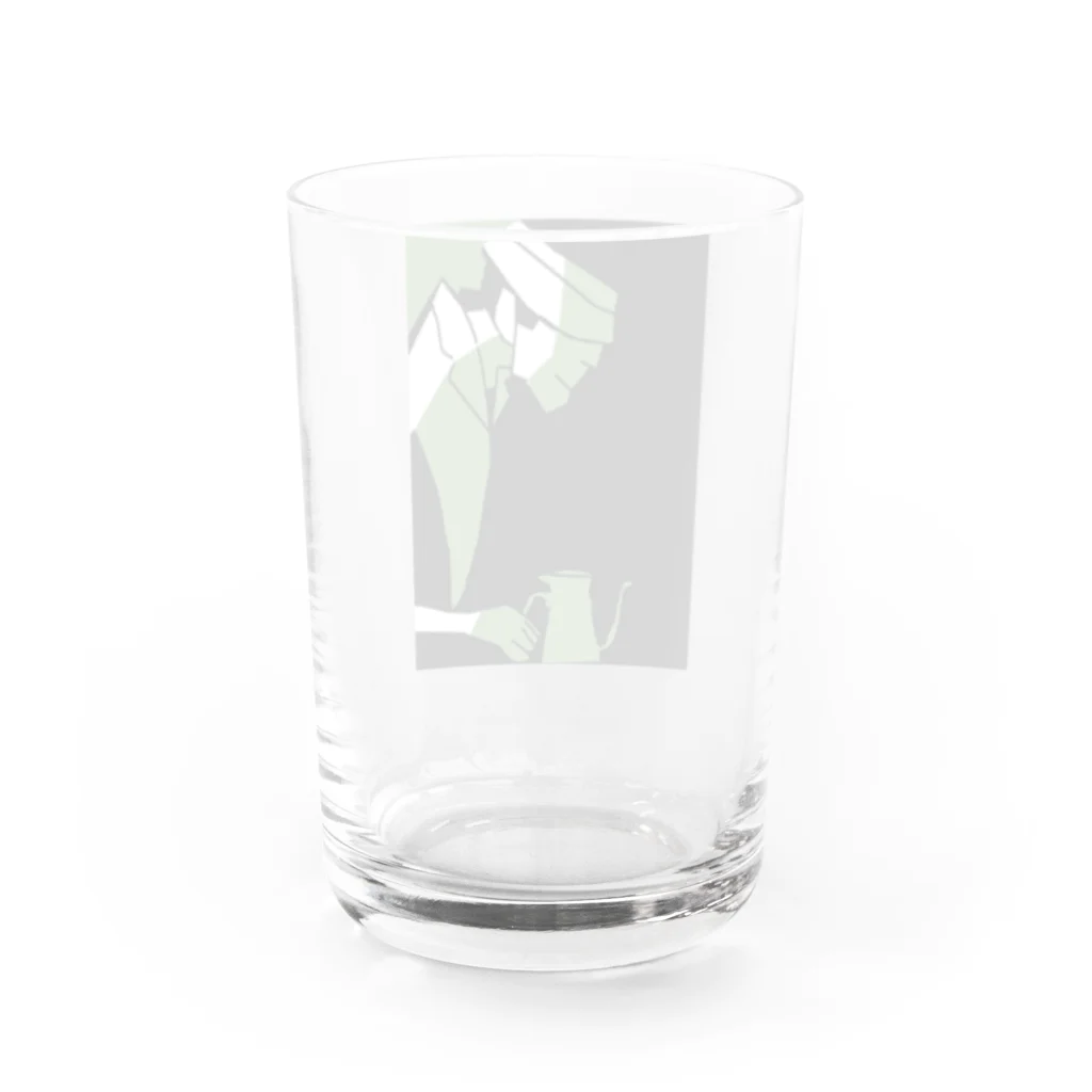 Danke Shoot Coffeeのもちもちコーヒー Water Glass :back