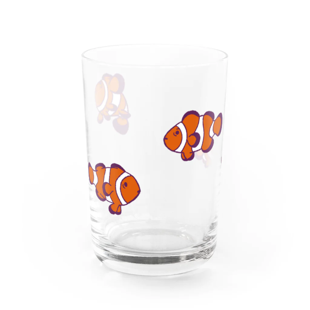 kotomo_eのカクレクマノミ Water Glass :back