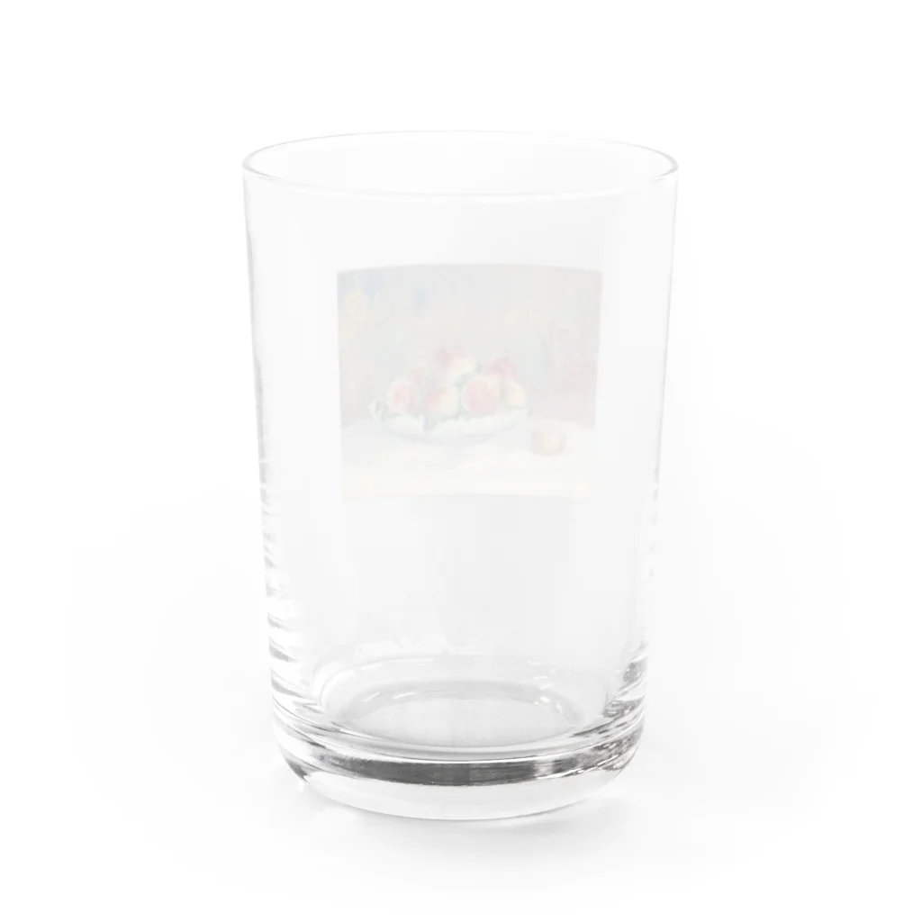 アートTシャツ 名画グッズのルノワール ｢桃 ｣ Water Glass :back