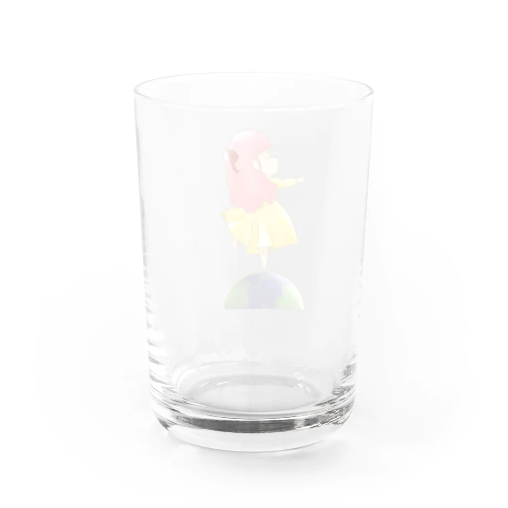 たゆたるのまわるまわる Water Glass :back