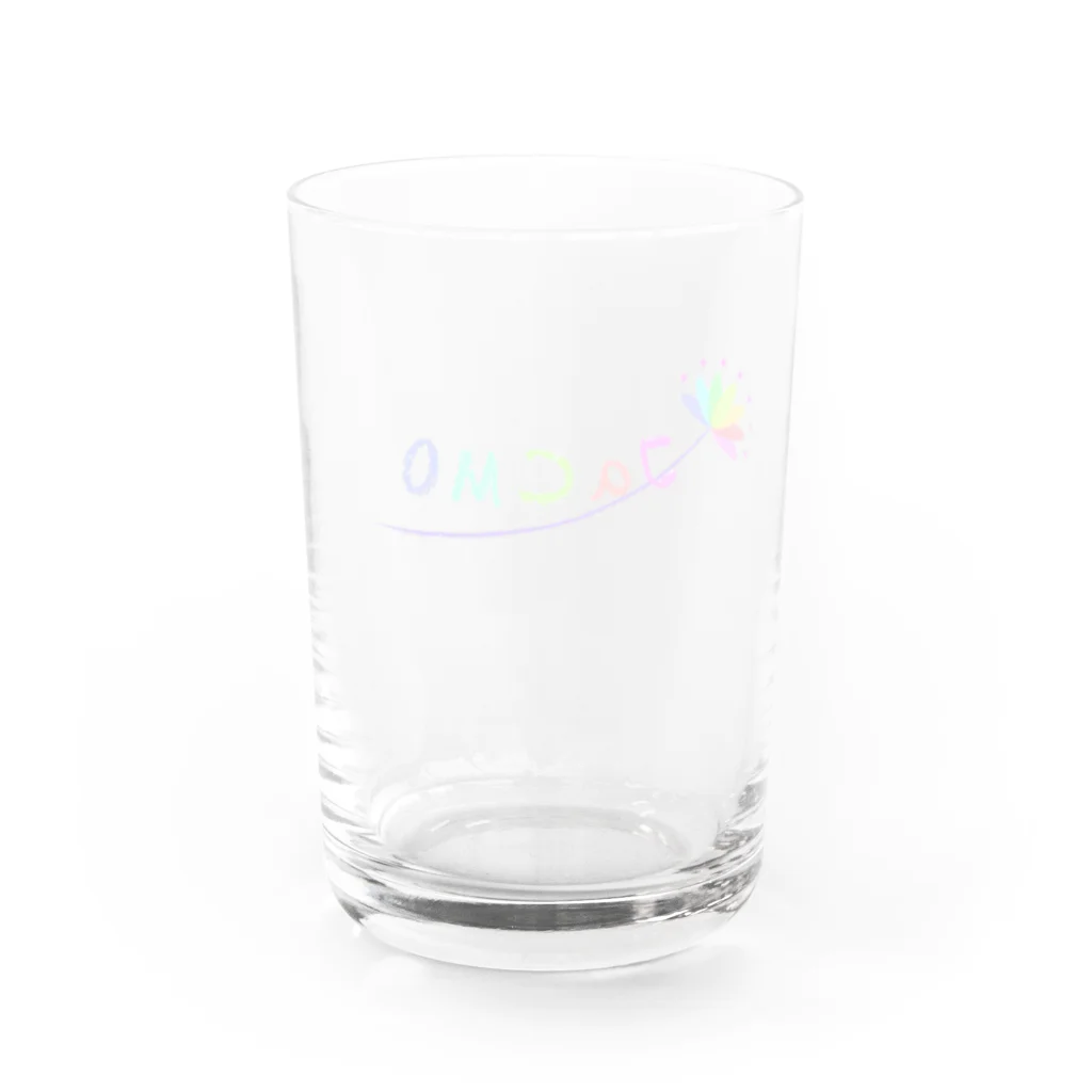 JaCMO応援ショップのJaCOM オリジナルロゴ入り Water Glass :back