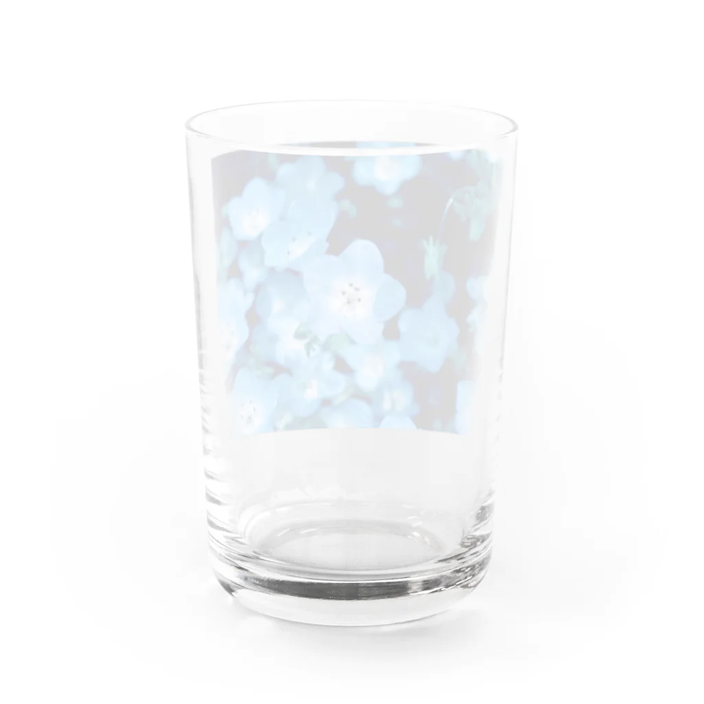 marihoのblue star Water Glass :back