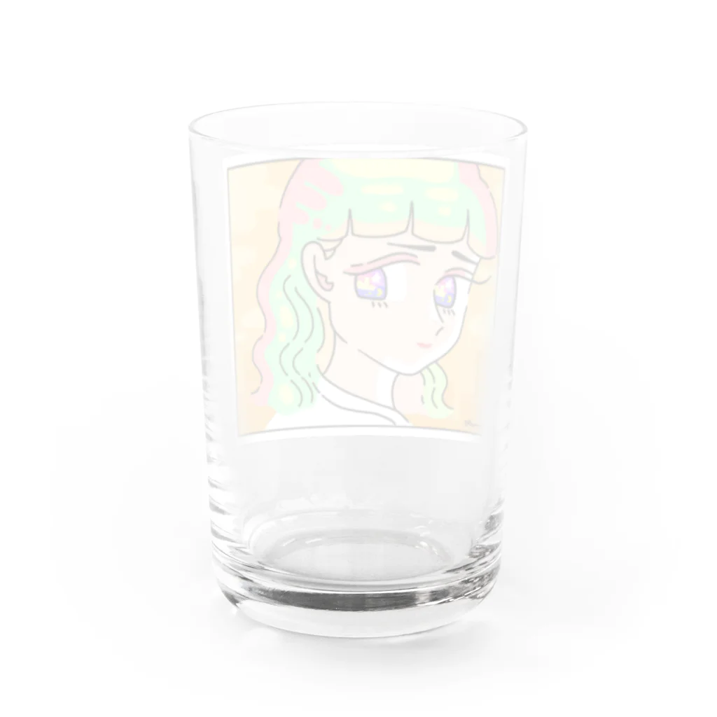 Wonder.のたそがれちゃん Water Glass :back