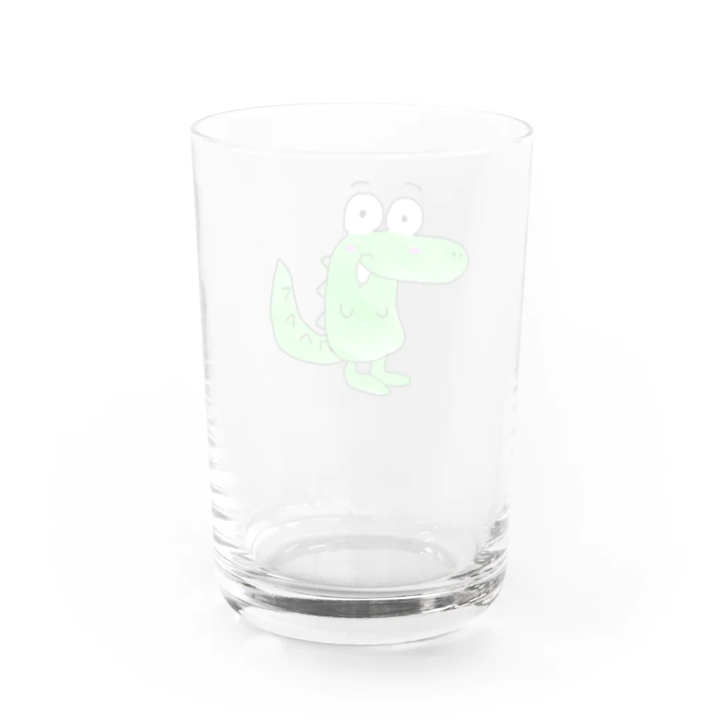 🐊oTETo shop🐊のoTEToシャツ Water Glass :back