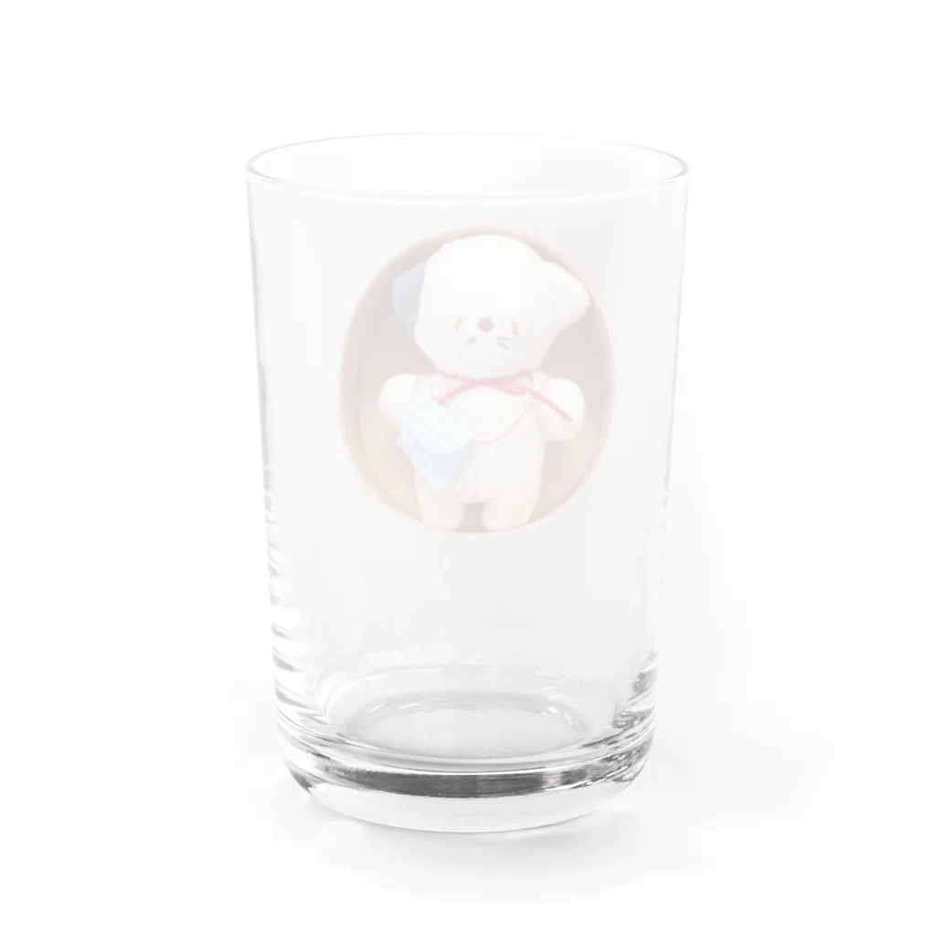 makuの白ねずみショップのねこさん Water Glass :back