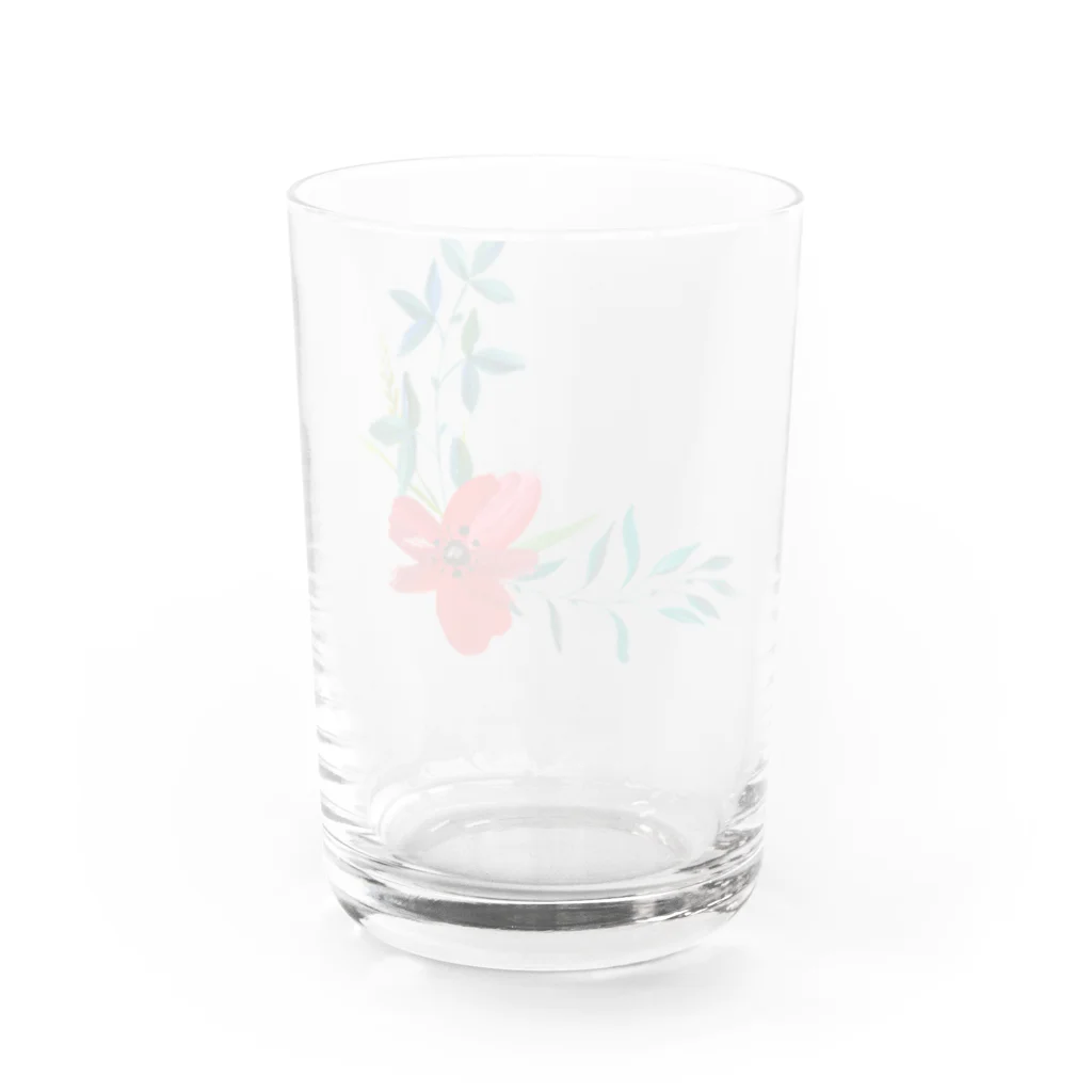 volcoのFlower Water Glass :back