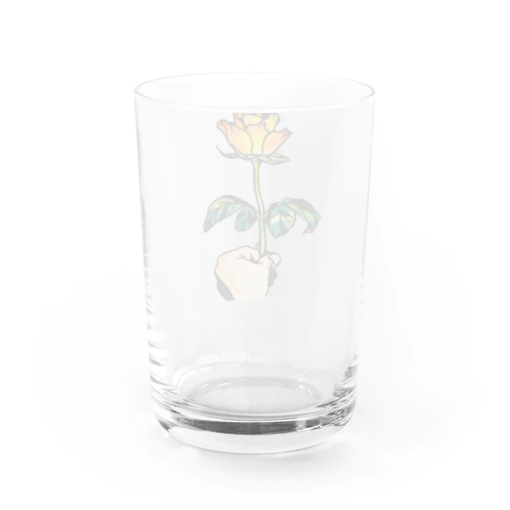 紙のおくりもののanata-dake Water Glass :back