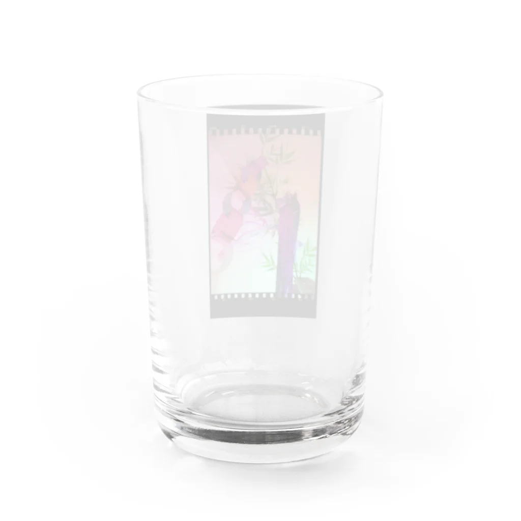 ダイナマイト87ねこ大商会の七夕 Water Glass :back