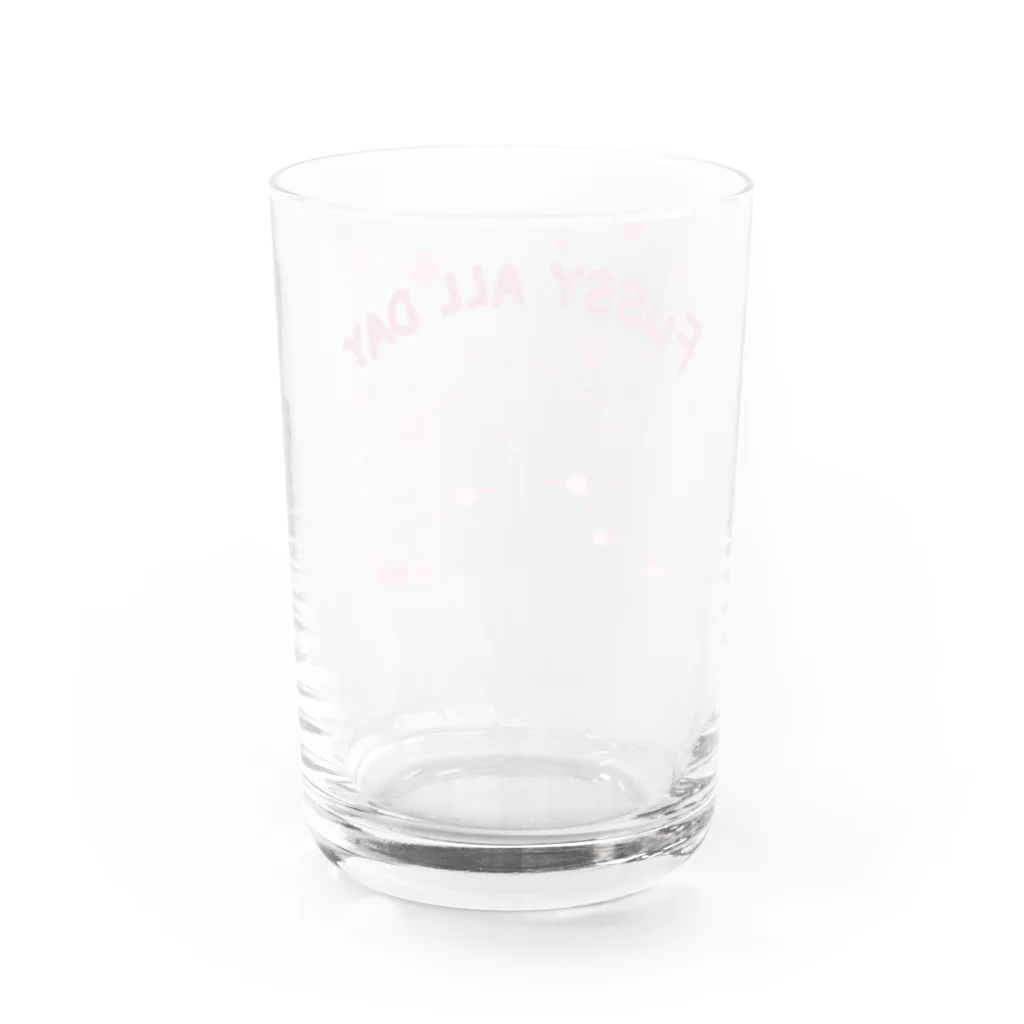 姫苺のぐずぐず★ベイビーピンク Water Glass :back